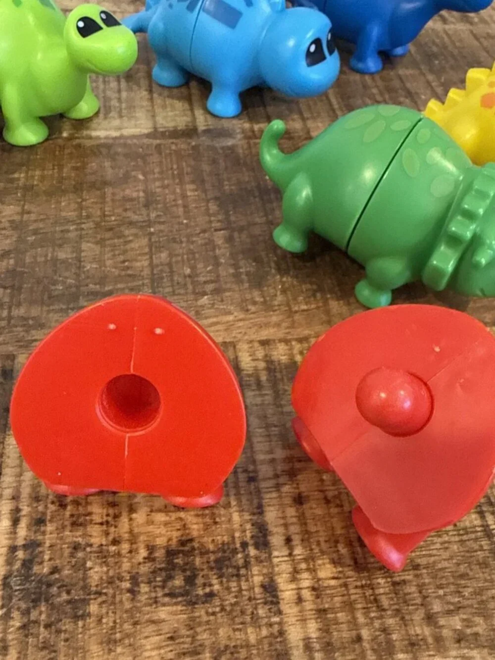 Snap-n-Learn Matching Dinos Learning Resources Dinosaur 16 Piece Color Match Set